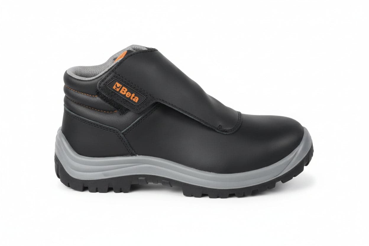 Scarpa Alta Basic in Pelle Idrorepellente 7245NB S3 N°41 Beta
