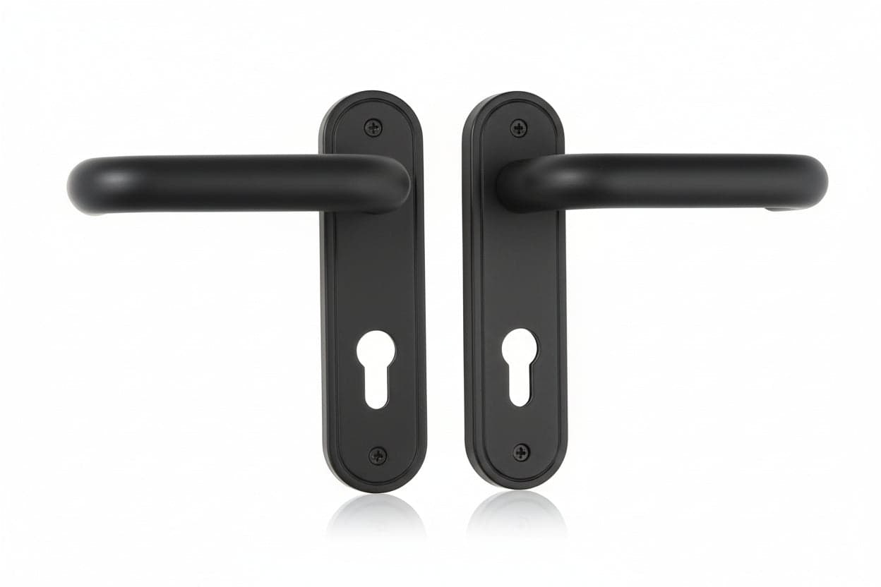 Coppia Maniglie Con Foro Cilindro Per Maniglioni Antipanico 07070260- - (07070260) - 1 Pezzi Cisa
