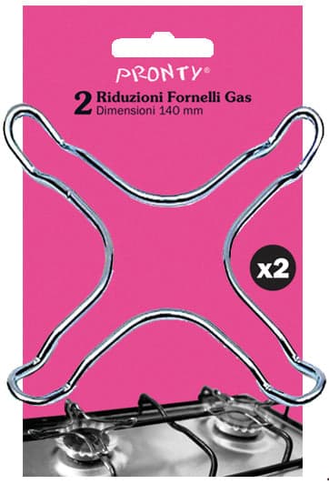 Set Riduttori Per Fornelli 2 Pezzi Cm. 14 12.00 Confezioni in Altri ricambi per piani cottura BricoGo - Marano di Napoli, commercioVirtuoso.it