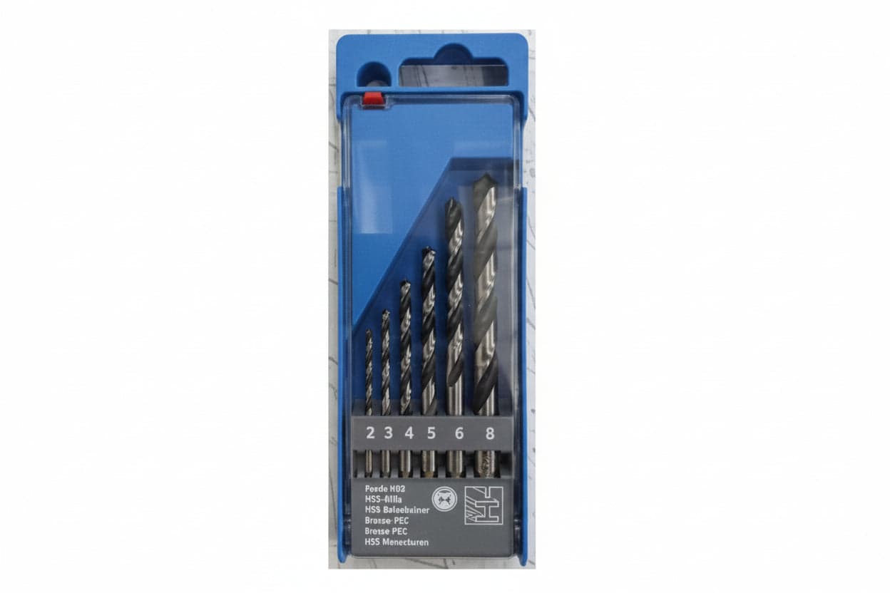 Punte HSS g Rettificate in Set da 6 Pezzi Krino 5 Pezzi