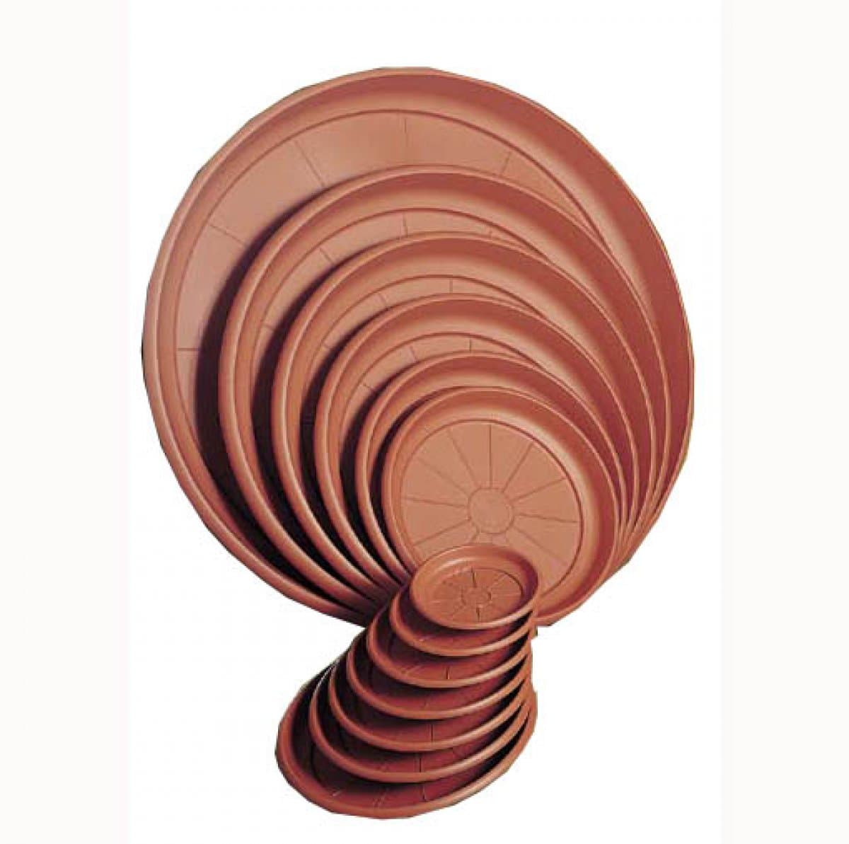Sottovaso Erica 14Cm Terracotta- 24,0 Pezzi in Sottovasi BricoGo - Marano di Napoli, commercioVirtuoso.it