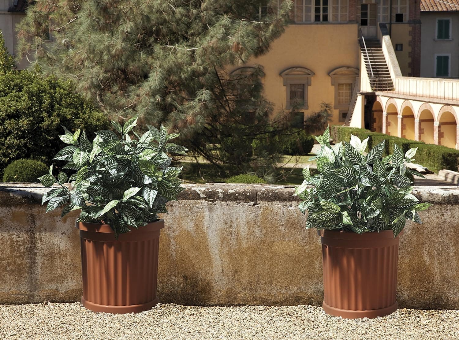 Vaso Roma C/Sottovaso 52Cm Terracotta- 1,0 Confezione in Vasi tradizionali BricoGo - Marano di Napoli, commercioVirtuoso.it