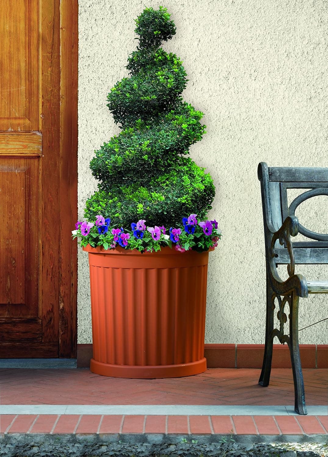 Vaso Roma C/Sottovaso 52Cm Terracotta- 1,0 Confezione in Vasi tradizionali BricoGo - Marano di Napoli, commercioVirtuoso.it