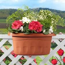 Fioriera Doppia Klunia 40Cm Terracotta- 1,0 Confezione in Balconiere BricoGo - Marano di Napoli, commercioVirtuoso.it