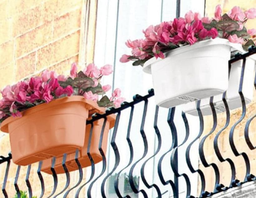 Fioriera Doppia Klunia 40Cm Terracotta- 1,0 Confezione in Balconiere BricoGo - Marano di Napoli, commercioVirtuoso.it
