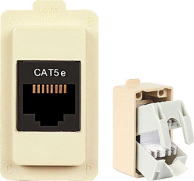 Presa Telefonica RJ45 CAT5 Tondo Ecl 2583 10 Pezzi