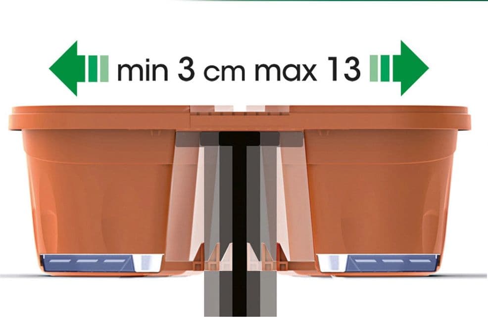 Fioriera Doppia Klunia 50Cm Terracotta- 1,0 Confezione in Vasi tradizionali BricoGo - Marano di Napoli, commercioVirtuoso.it