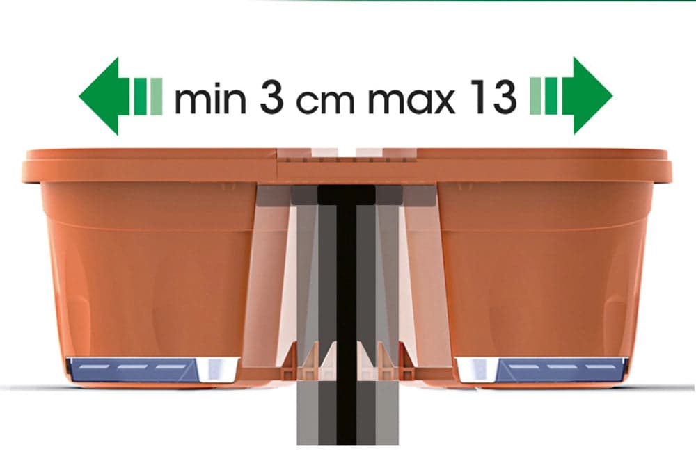 Fioriera Doppia Klunia 50Cm Terracotta- 1,0 Confezione in Vasi tradizionali BricoGo - Marano di Napoli, commercioVirtuoso.it