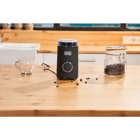 Macinacaffè Da 150W Elettrico Potente Deposito Caffè In Grani Da 50 G. Lame E Deposito In Acciaio Inossidabile. Macinatura Fine. Adatto Per Tritare Caffè E Spezie. Avvolgicavo. Nero in Macinacaffè elettrici con lama BricoGo - Marano di Napoli, commercioVirtuoso.it