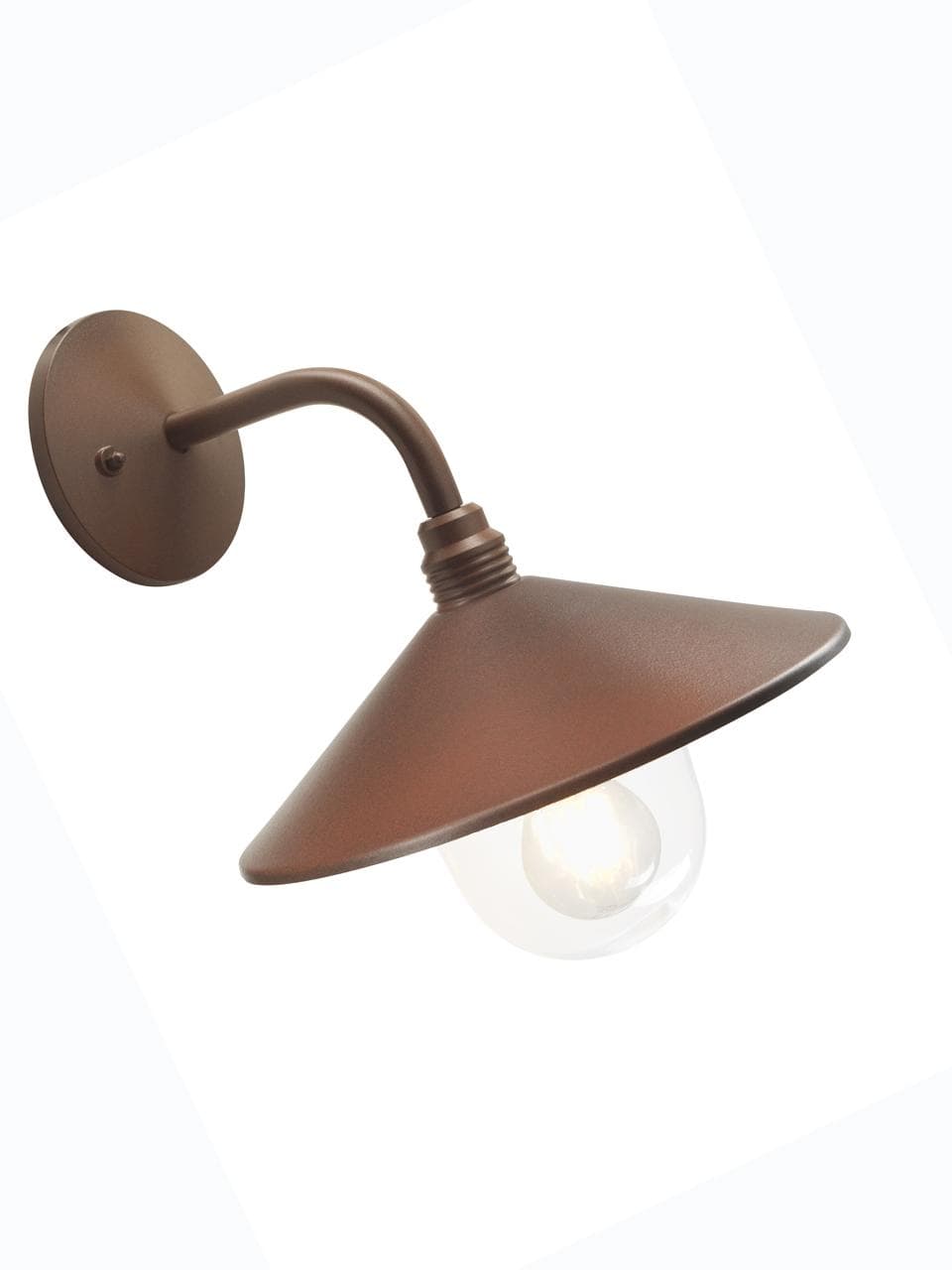 Applique 'Spectre' 60 W - Cm 29 X 33 X 13 Corten - Sovil in Lampade da parete BricoGo - Marano di Napoli, commercioVirtuoso.it