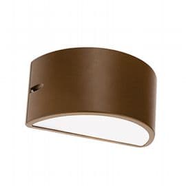 Applique 'Umbe' 60 W - Cm 25 X 12 X 13 Corten - Sovil in Lampade da parete BricoGo - Marano di Napoli, commercioVirtuoso.it