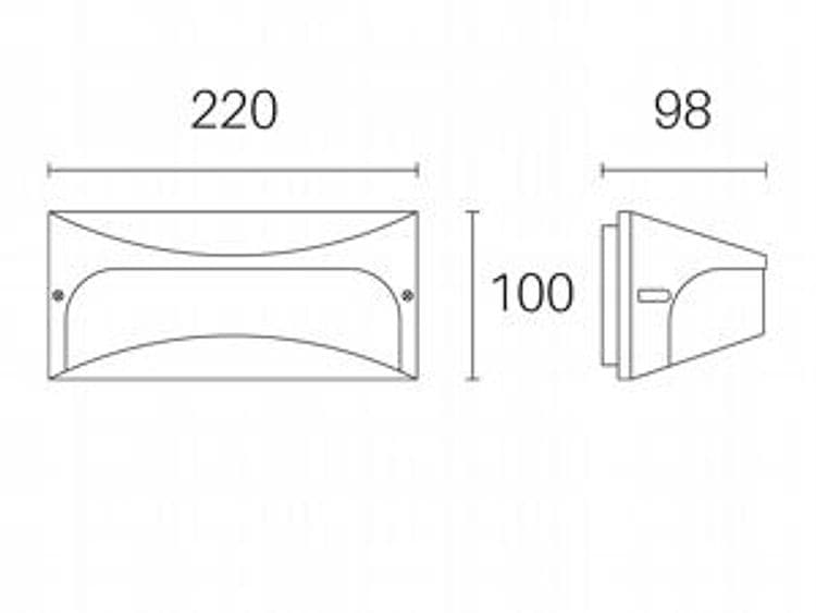 Applique Led 'Dome' Grigio - 10 Watt - Sovil in Lampade da parete BricoGo - Marano di Napoli, commercioVirtuoso.it