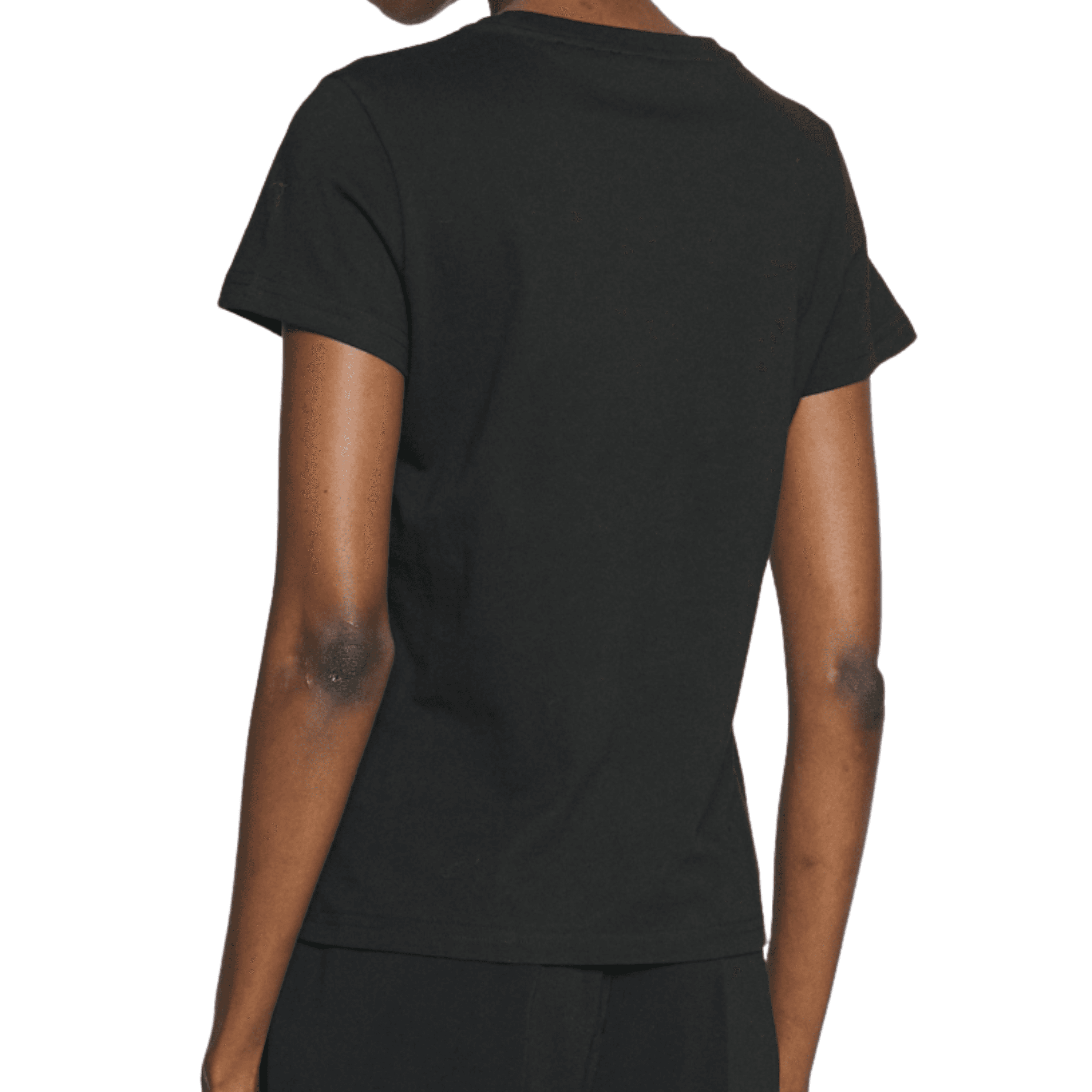 Pinko T-shirt Nera da Donna in Cotone Scollo Tondo con Logo Frontale Stampato Bianco da donna in Autocategorizzazione Drestige - Casamassima, commercioVirtuoso.it