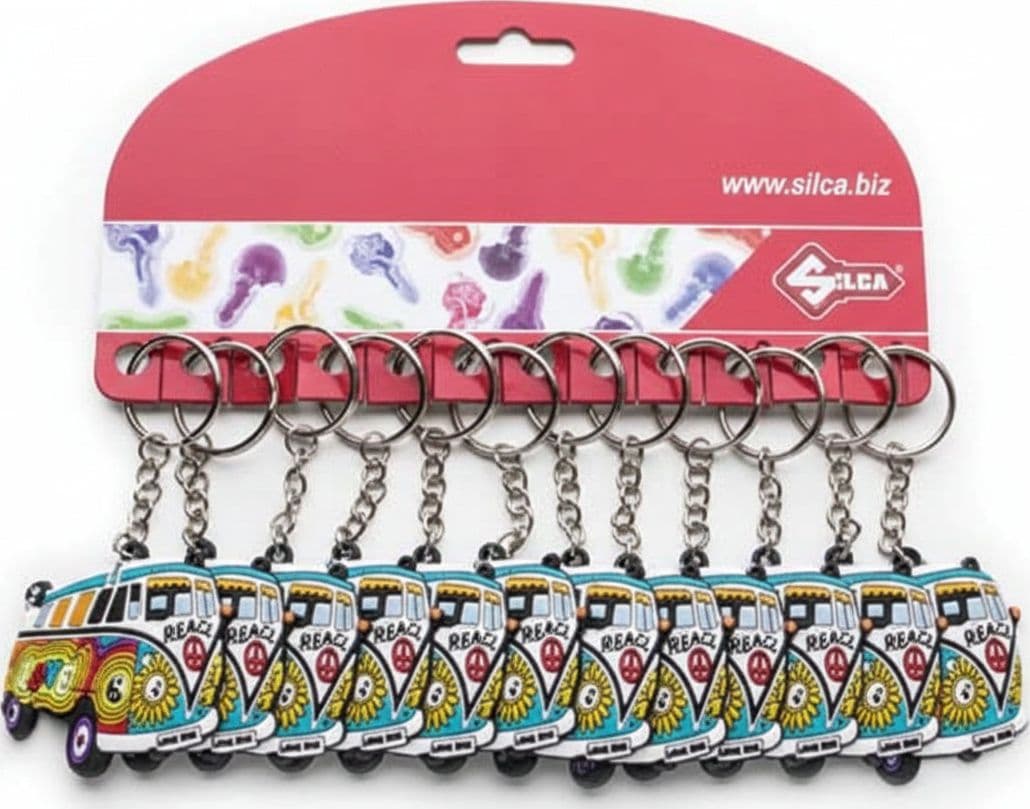 Portachiavi Campervan PZ.12 (AVK404084) su Ordinazione 1 Confezione Silca