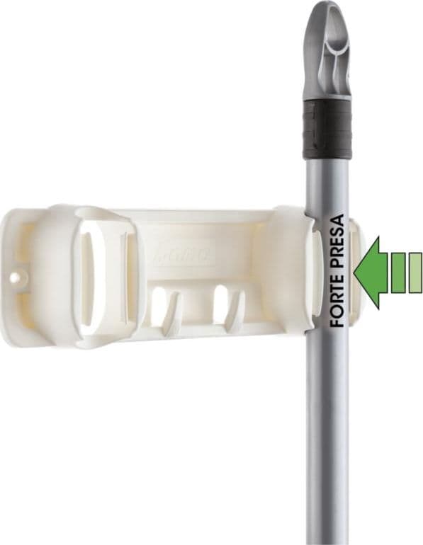 Barra Appendiscopa In Plastica 2 Posti - Cm. 20,5 X 7 X 4 - Bama in Rastrelliere da muro BricoGo - Marano di Napoli, commercioVirtuoso.it