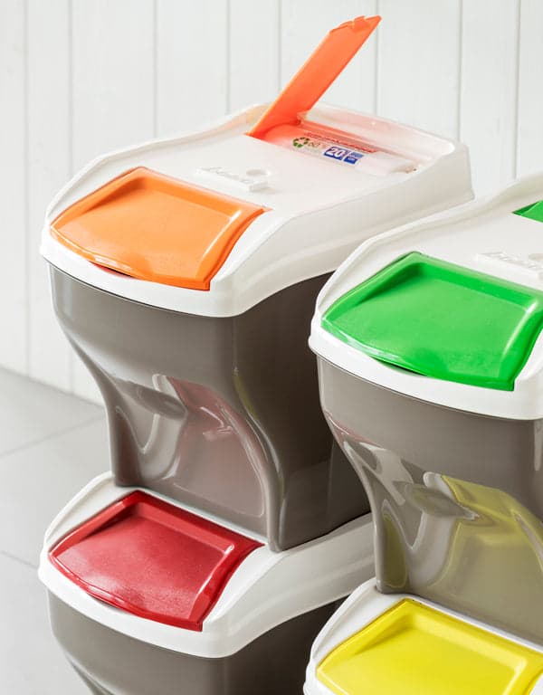Pattumiera Raccolta Differenziata Set 'Poker Plus' 27 Lt. Cm 30 X 40 X 37,5 H - Bama in Sistemi di contenitori per raccolta differenziata BricoGo - Marano di Napoli, commercioVirtuoso.it