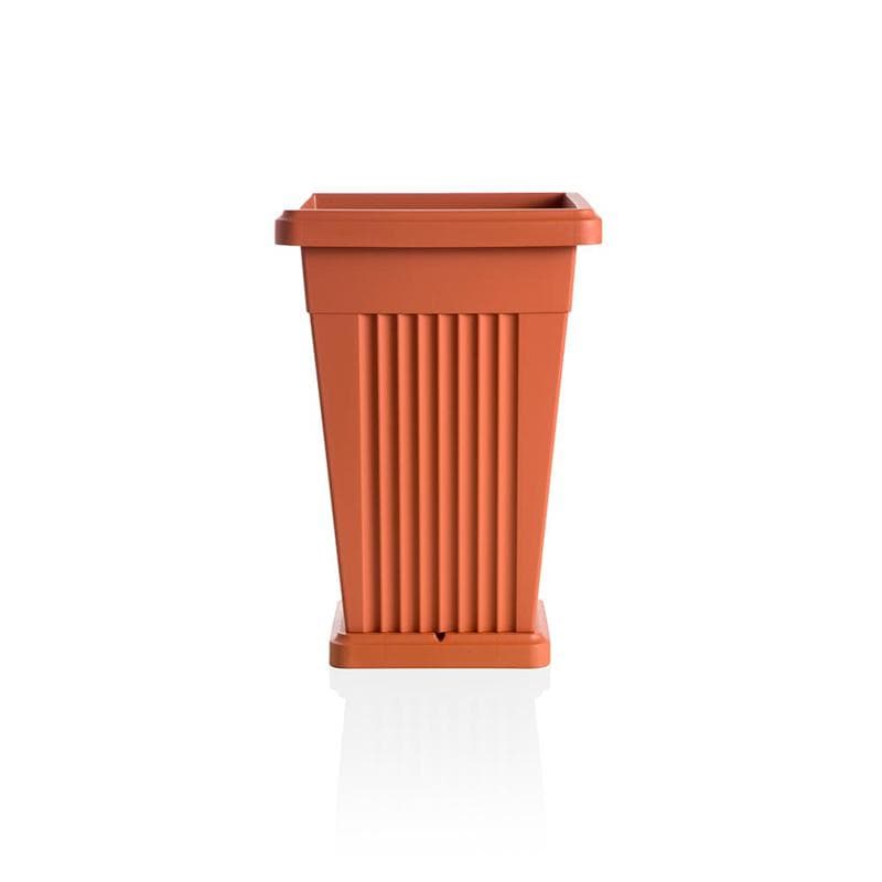 Vaso 'Piramide' Cm 40 X 40 X H 59 Lt. 50 Terracotta - Bama in Vasi tradizionali BricoGo - Marano di Napoli, commercioVirtuoso.it