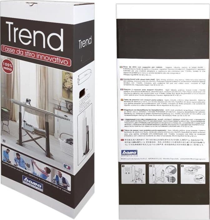 Tavolo Da Stiro 'Trend' Colore Grigio Porta Oggetti Bama in Assi da stiro BricoGo - Marano di Napoli, commercioVirtuoso.it