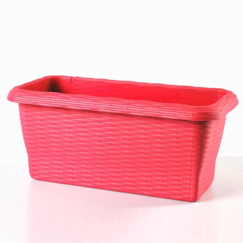 Fioriera Rettangolare 'Paglia' Cm 60X20X17,5 Lt.11,5 - Corallo - Bama in Vasi tradizionali BricoGo - Marano di Napoli, commercioVirtuoso.it