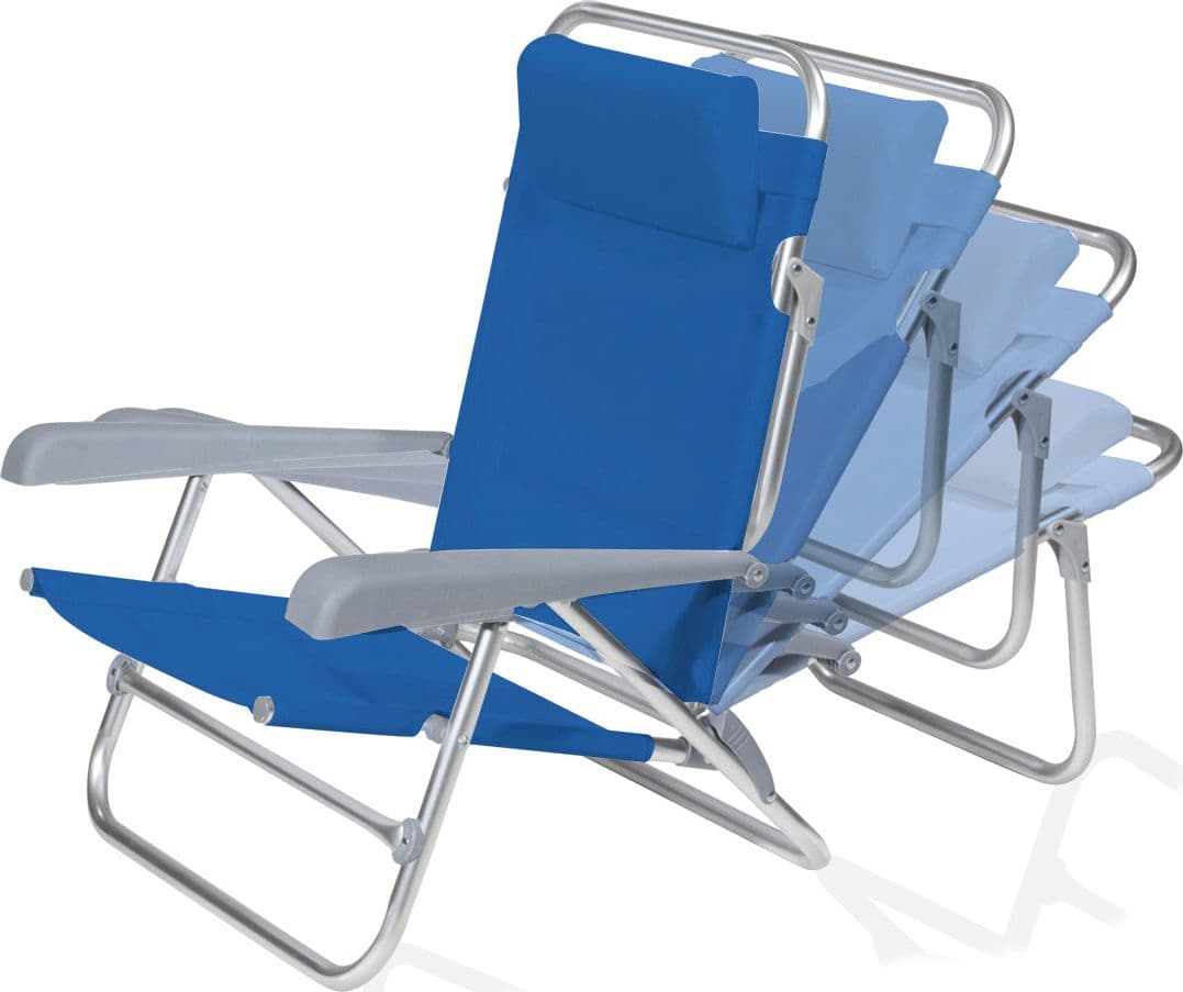 Spiaggina Pieghevole Reclinabile Cm. 65X62X78 H Col. Blu in Lettini BricoGo - Marano di Napoli, commercioVirtuoso.it
