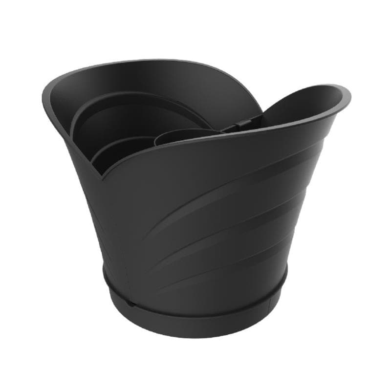 Vaso 'Tulipano' In Set Cm 34,5 X 19 X H 30 Lt. 5 - Grigio - Bama in Vasi tradizionali BricoGo - Marano di Napoli, commercioVirtuoso.it