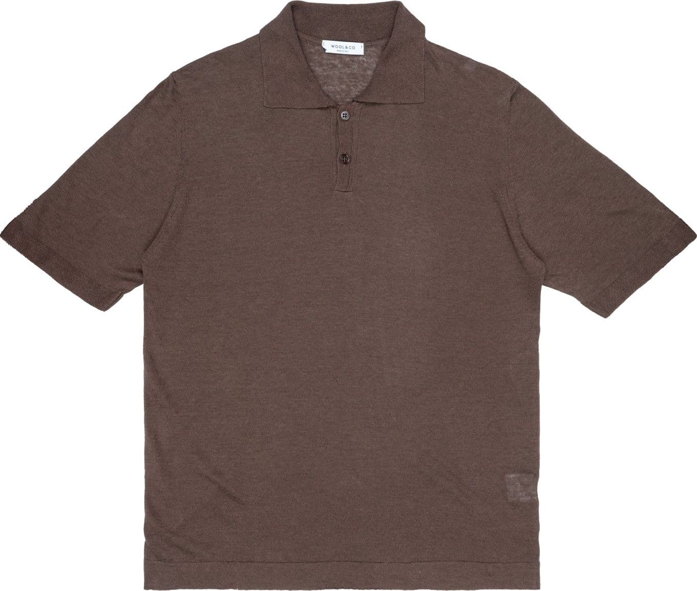 WOOL & CO Polo Uomo Wool & Co Elegant Lino da uomo