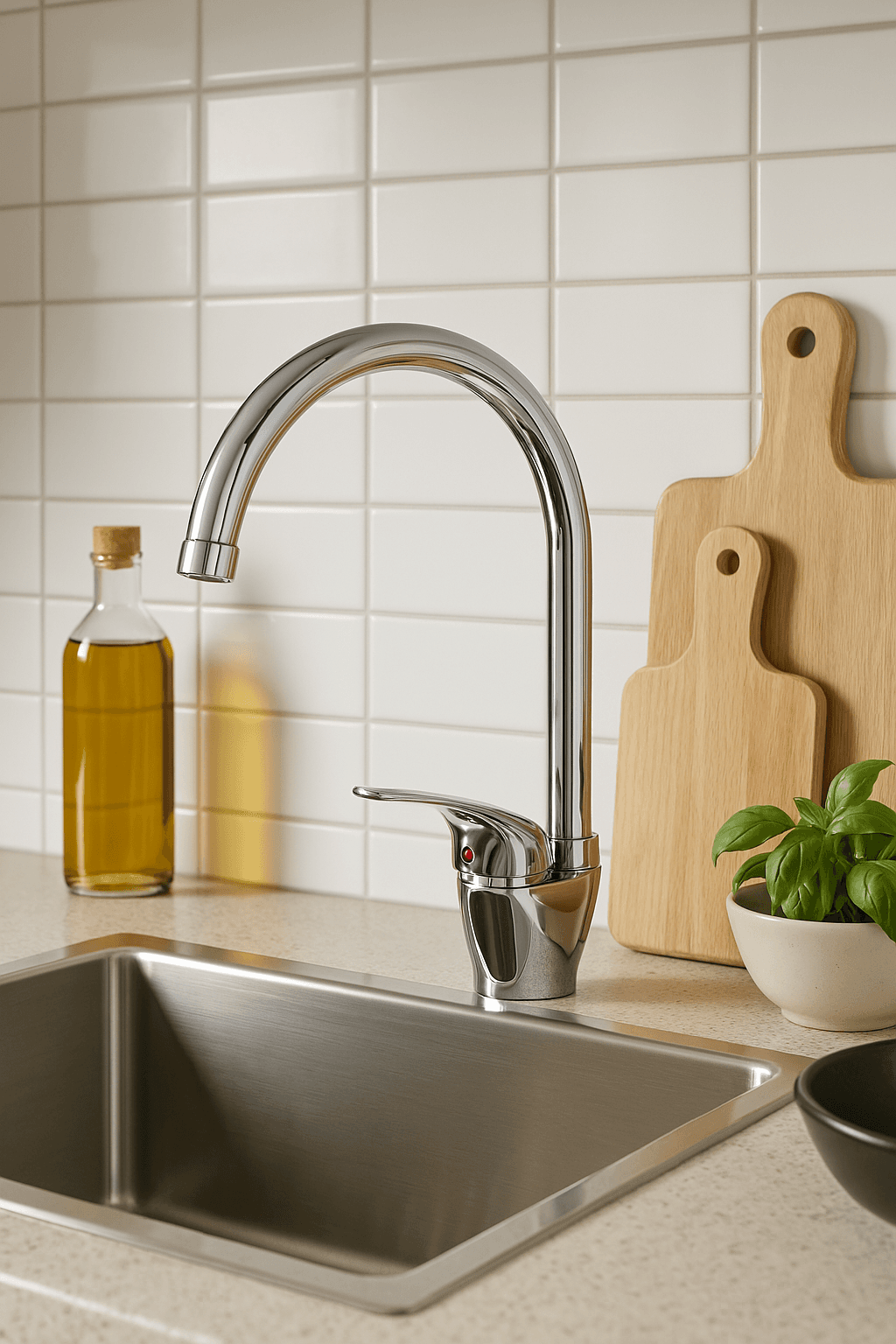 Monocomando Lavello Miscelatore Cromato Cucina Bocca Alta America Cromo in Rubinetti per lavelli da cucina BricoGo - Marano di Napoli, commercioVirtuoso.it