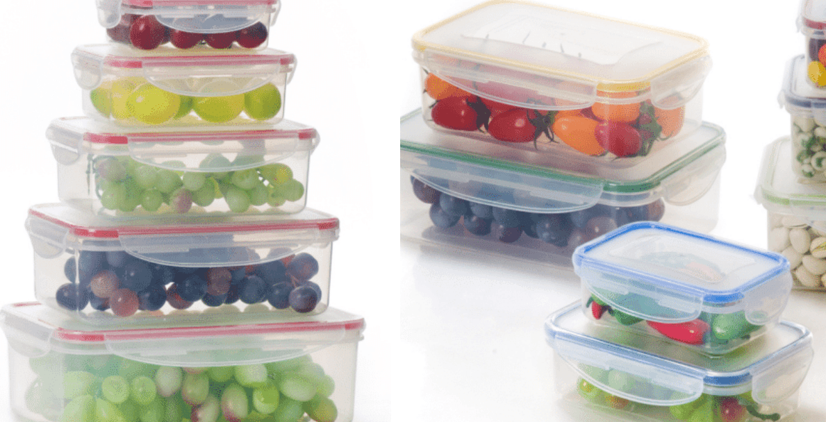 Contenitore Rettangolare In Plastica Set 'Superlock' Kit 3 Pezzi - Lt 0,5 / 1,0 / 1,5 - Ecoplast in Contenitori BricoGo - Marano di Napoli, commercioVirtuoso.it
