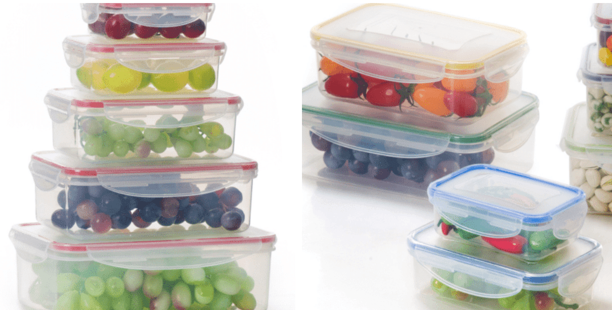 Contenitore Rettangolare In Plastica Set 'Superlock' Kit 3 Pezzi - Lt 0,5 / 1,0 / 1,5 - Ecoplast in Contenitori BricoGo - Marano di Napoli, commercioVirtuoso.it
