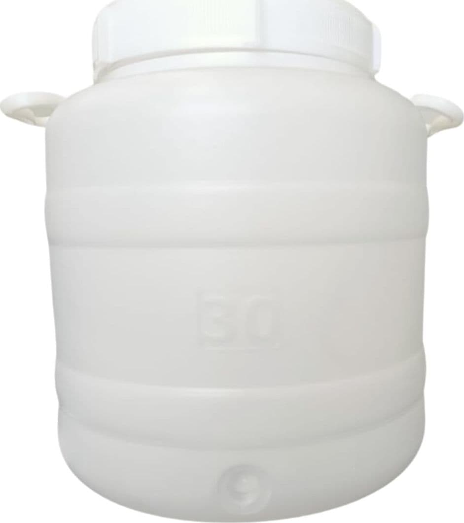 Bidone Fusto 'Bocca Larga' Lt. 30 Plastica 2 Pezzi Ecoplast in Scatole portacenere BricoGo - Marano di Napoli, commercioVirtuoso.it