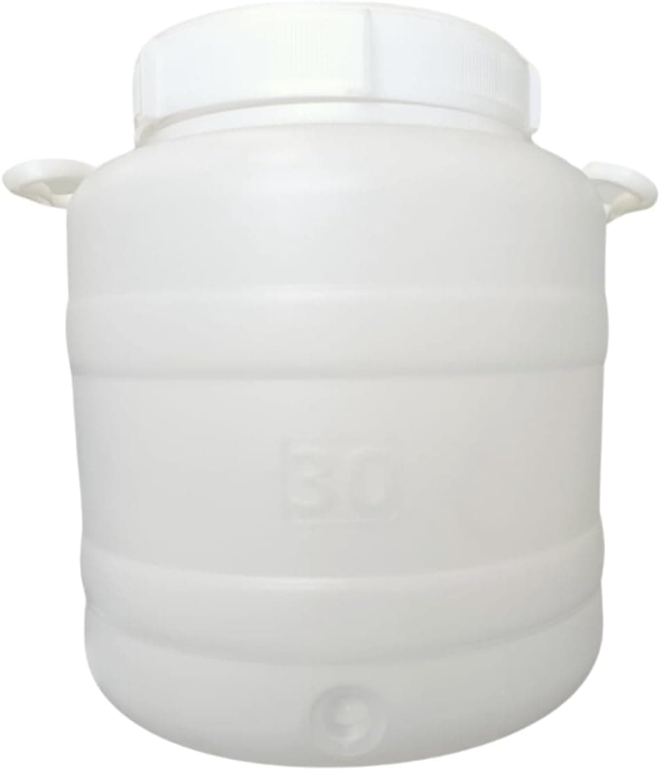 Bidone Fusto 'Bocca Larga' Lt. 30 Plastica 2 Pezzi Ecoplast in Scatole portacenere BricoGo - Marano di Napoli, commercioVirtuoso.it