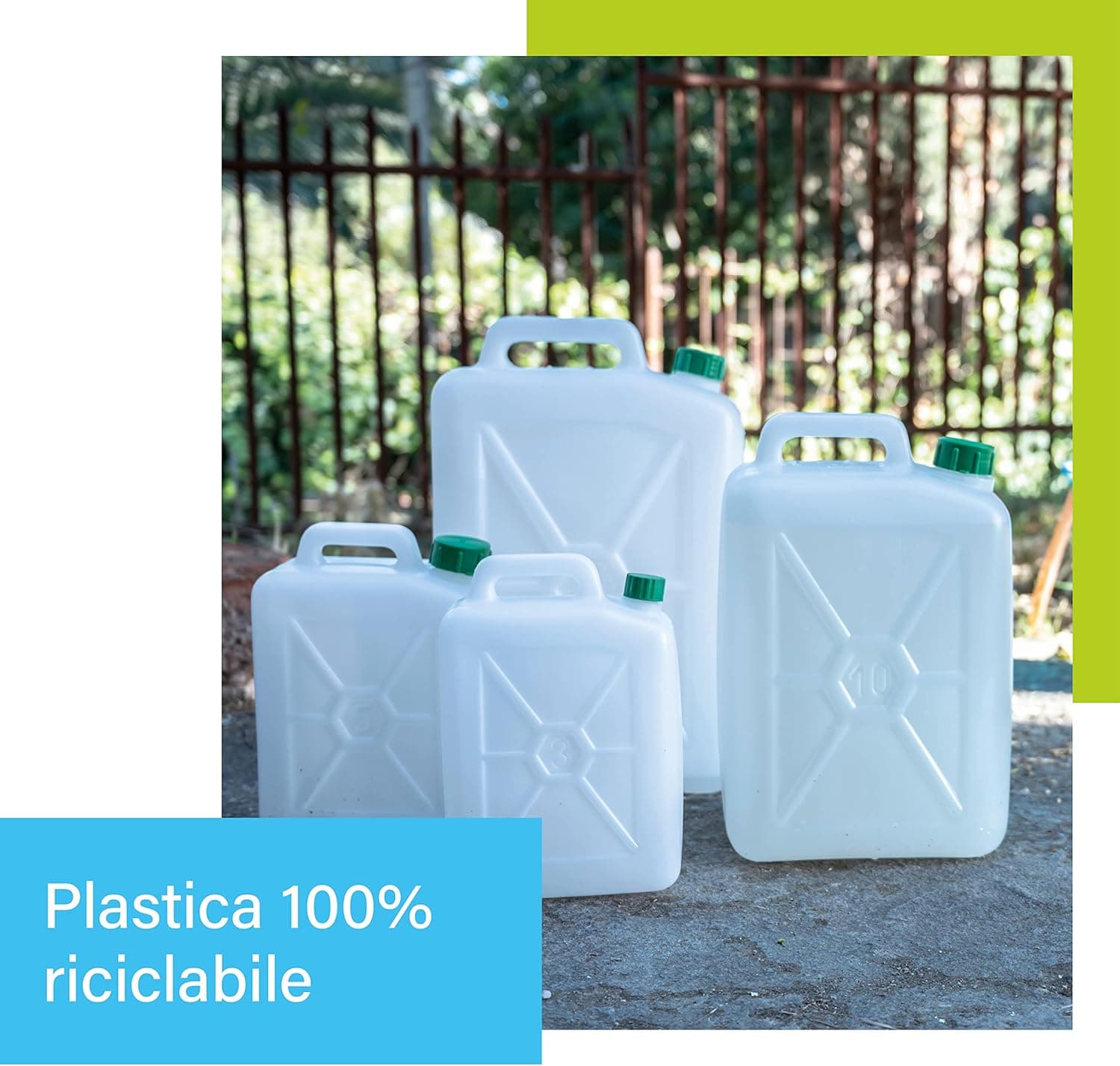 Tanica Per Alimenti Pesante 10 L Ecoplast 5 Pezzi in Contenitori BricoGo - Marano di Napoli, commercioVirtuoso.it