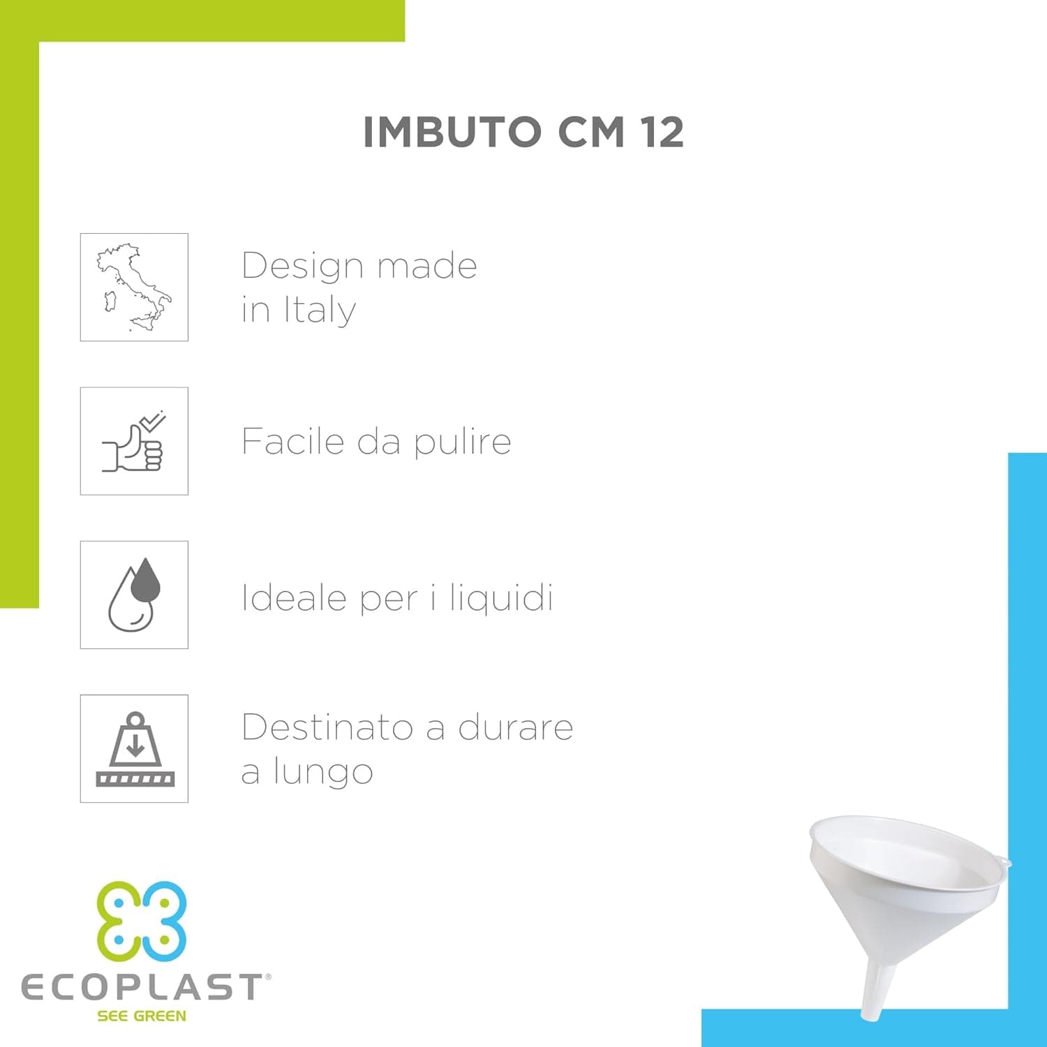 Imbuto Cm 12- 12 Pezzi - Ecoplast in Imbuti BricoGo - Marano di Napoli, commercioVirtuoso.it