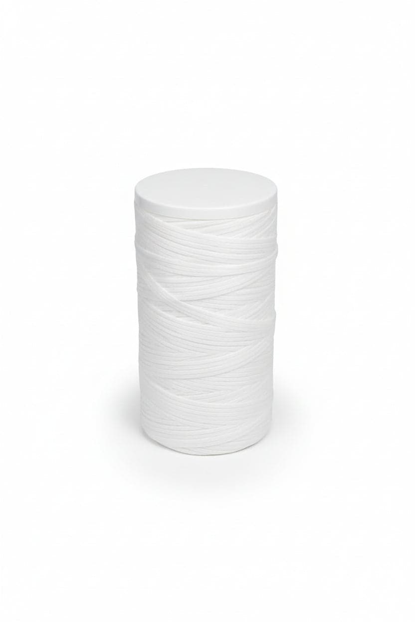 Rafia Sintetica In Rotolo Avorio- - Gr.100 In Rotoli - 2 Kg