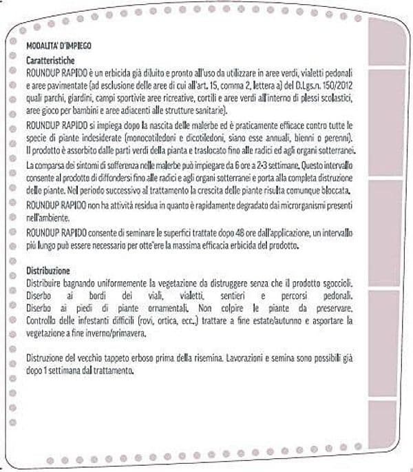 Diserbante Totale Liquido Pronto All'Uso Pfnpo- - Lt.1 - 1 Pezzi Roundup in Ammazza erbe infestanti BricoGo - Marano di Napoli, commercioVirtuoso.it