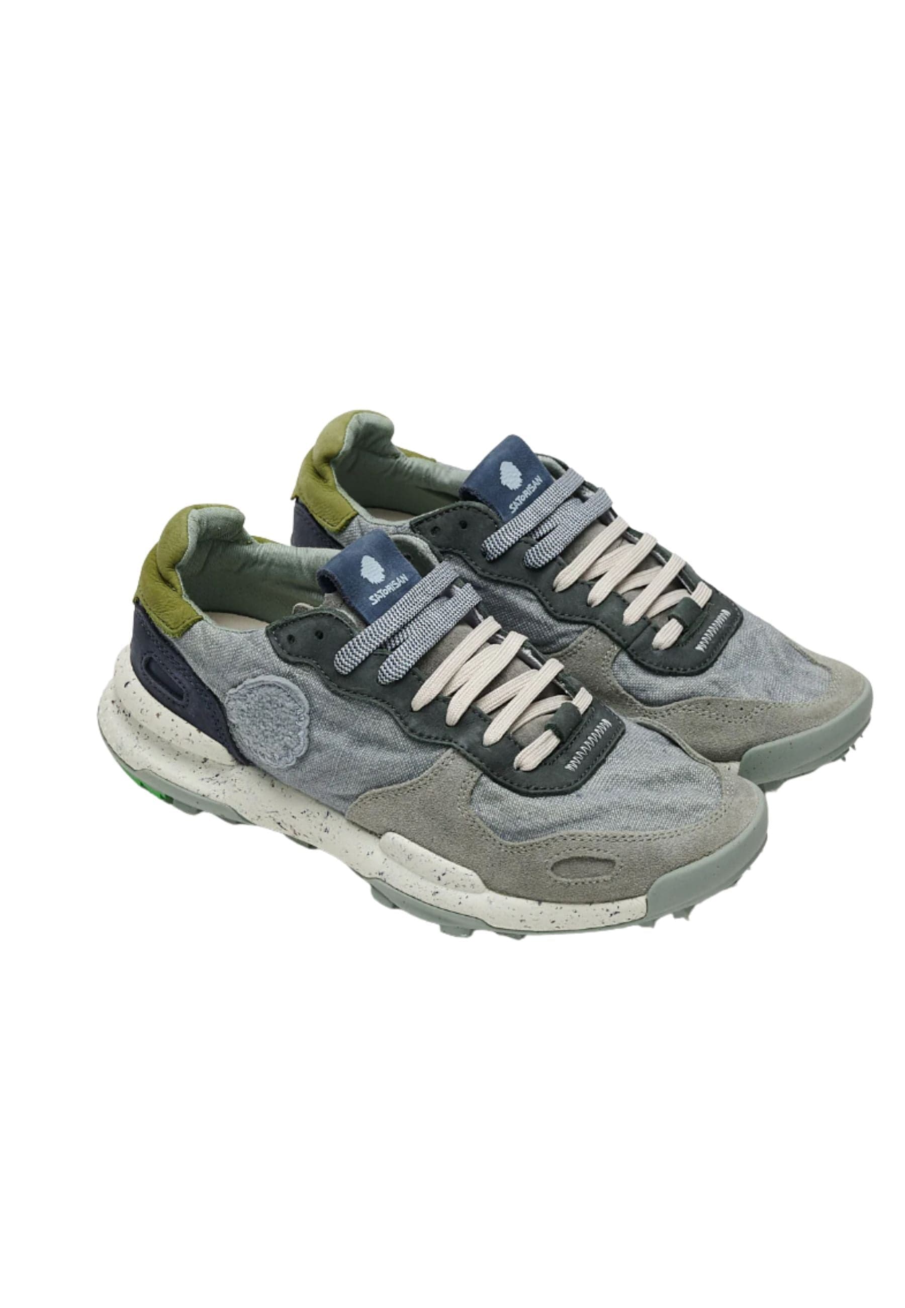 SATORISAN Sneakers Uomo Satorisan Linen Concrete Grey da uomo in Sneaker casual Drestige - Casamassima, commercioVirtuoso.it