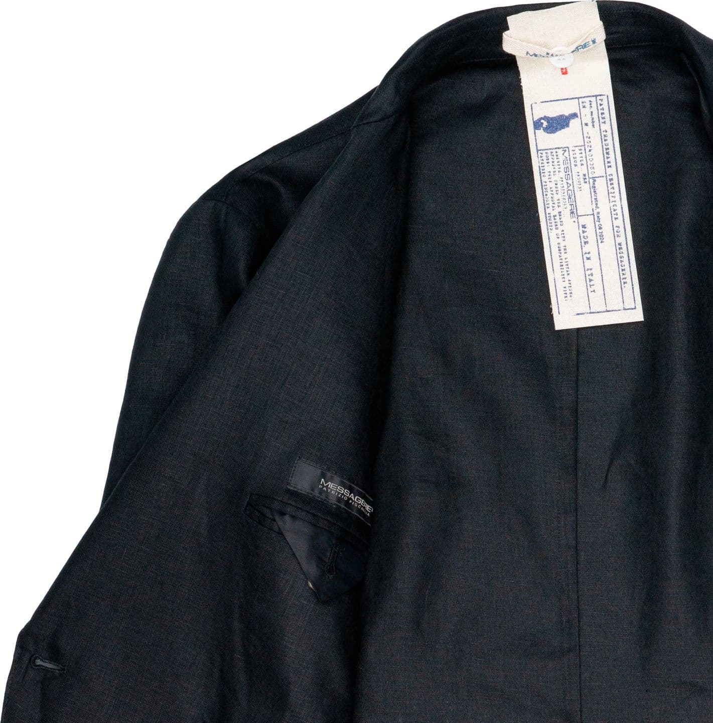 MESSAGERIE Giacca Doppio Petto Uomo Messagerie Leon Nero da uomo in Blazer Drestige - Casamassima, commercioVirtuoso.it