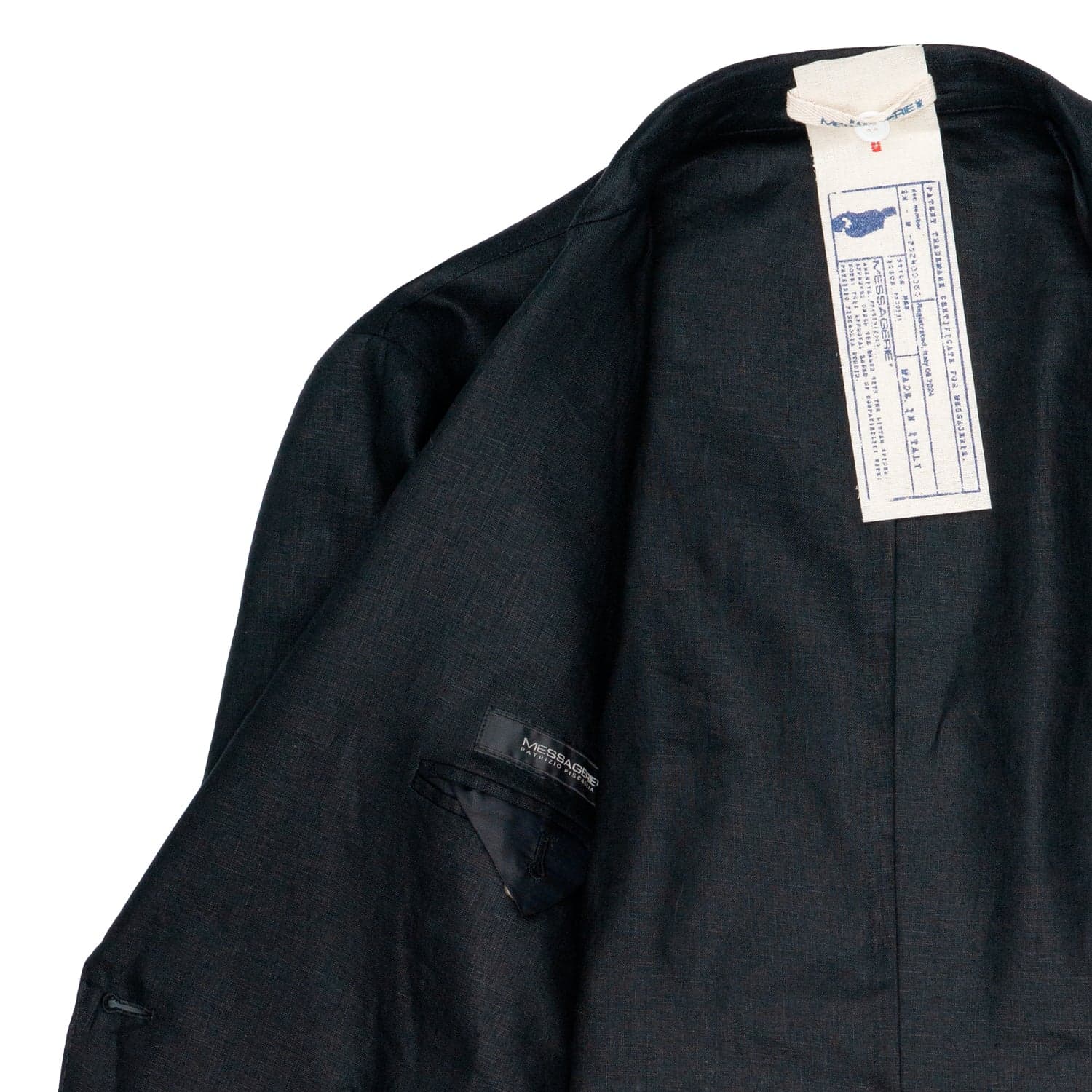 MESSAGERIE Giacca Doppio Petto Uomo Messagerie Leon Nero da uomo in Blazer Drestige - Casamassima, commercioVirtuoso.it