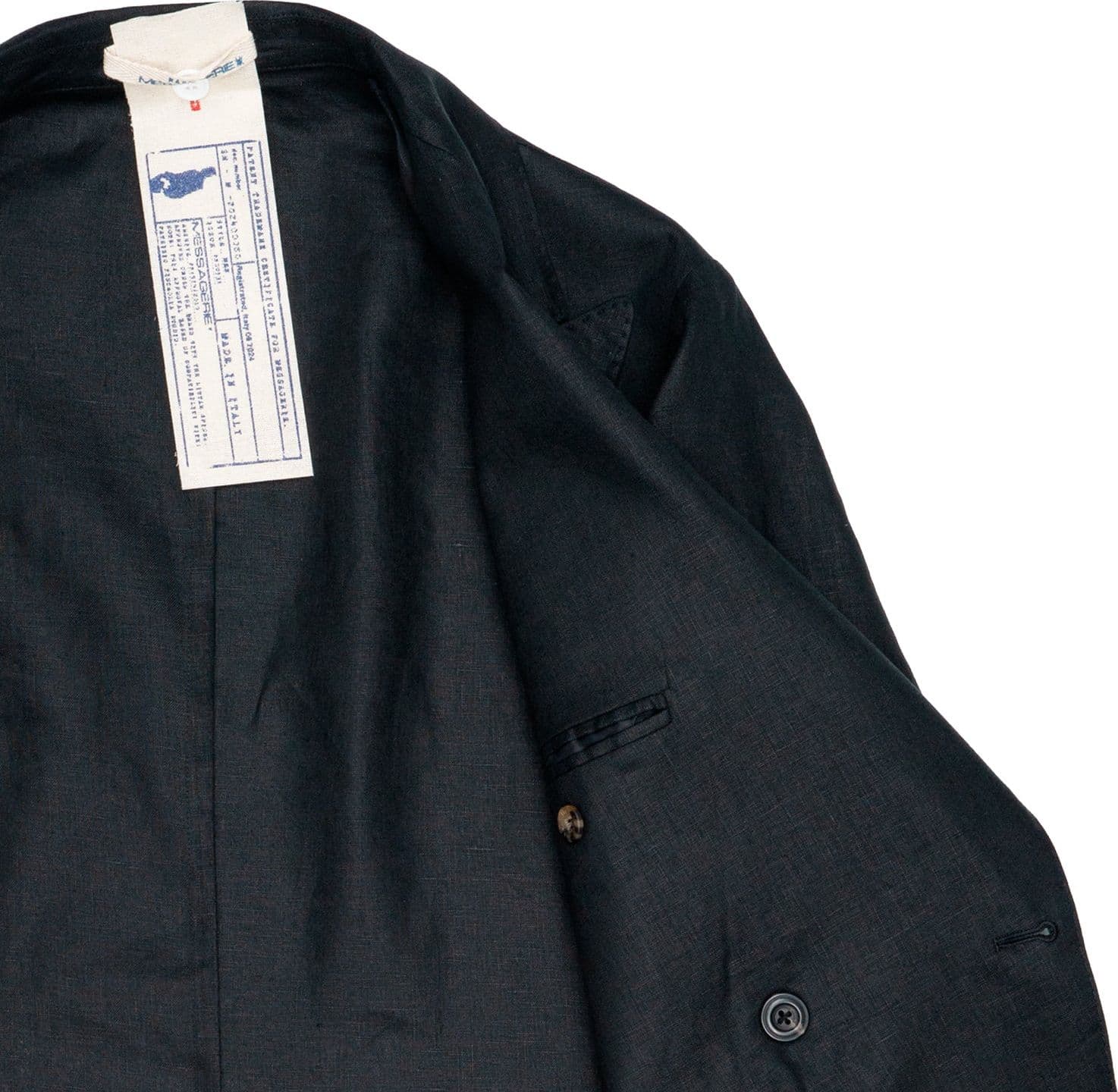 MESSAGERIE Giacca Doppio Petto Uomo Messagerie Leon Nero da uomo in Blazer Drestige - Casamassima, commercioVirtuoso.it
