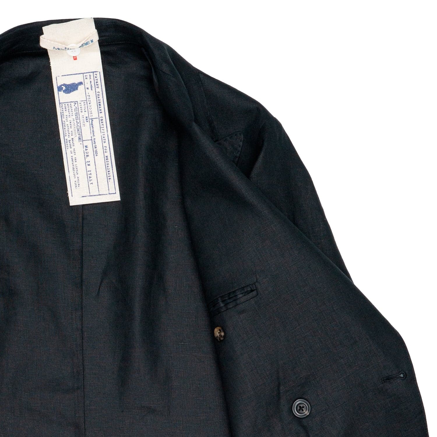 MESSAGERIE Giacca Doppio Petto Uomo Messagerie Leon Nero da uomo in Blazer Drestige - Casamassima, commercioVirtuoso.it