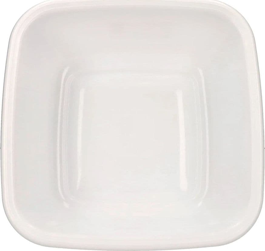 Bacinella Quadra 30 X 30 H.12 Cm / 6 Lt - Panna - Tontarelli in Secchi BricoGo - Marano di Napoli, commercioVirtuoso.it