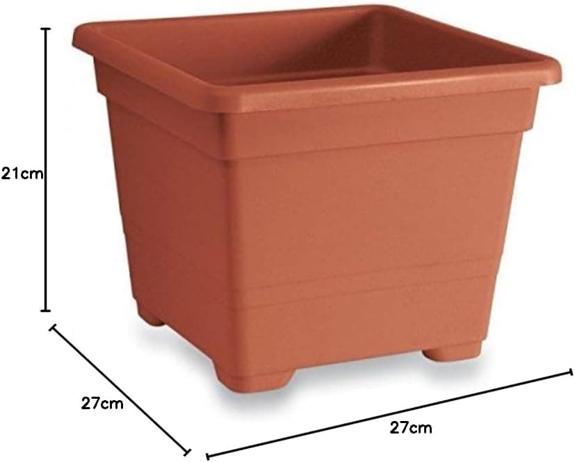 Vaso Quadrato Cm 27X27X21H in Vasi tradizionali BricoGo - Marano di Napoli, commercioVirtuoso.it