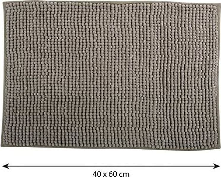 Tappeto Antiscivolo Da Bagno Ciniglia 40X60 Cm- Tortora- Spire in Tappetini per il bagno BricoGo - Marano di Napoli, commercioVirtuoso.it
