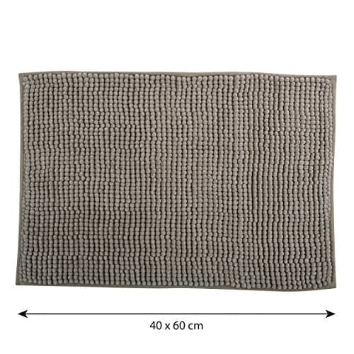 Tappeto Antiscivolo Da Bagno Ciniglia 40X60 Cm- Tortora- Spire in Tappetini per il bagno BricoGo - Marano di Napoli, commercioVirtuoso.it