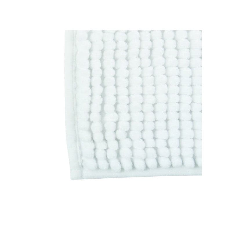 Tappeto Antiscivolo Da Bagno Ciniglia 40X60 Cm- Bianco- Spire- Pezzi 1 in Tappetini per il bagno BricoGo - Marano di Napoli, commercioVirtuoso.it