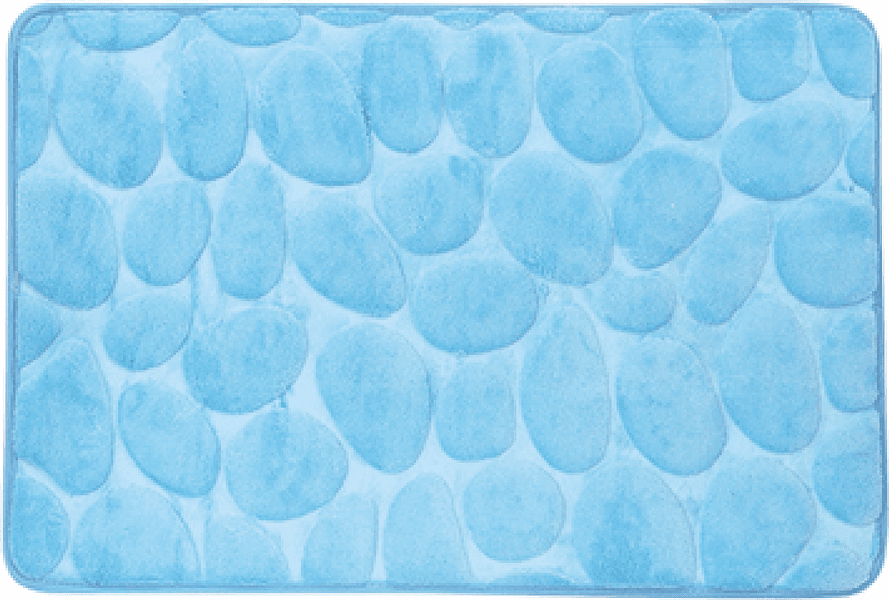 Tappeto Antiscivolo Bagno Ciottoli 40X60 Cm- Azzurro- Spire- Pezzi 1 in Tappetini per il bagno BricoGo - Marano di Napoli, commercioVirtuoso.it