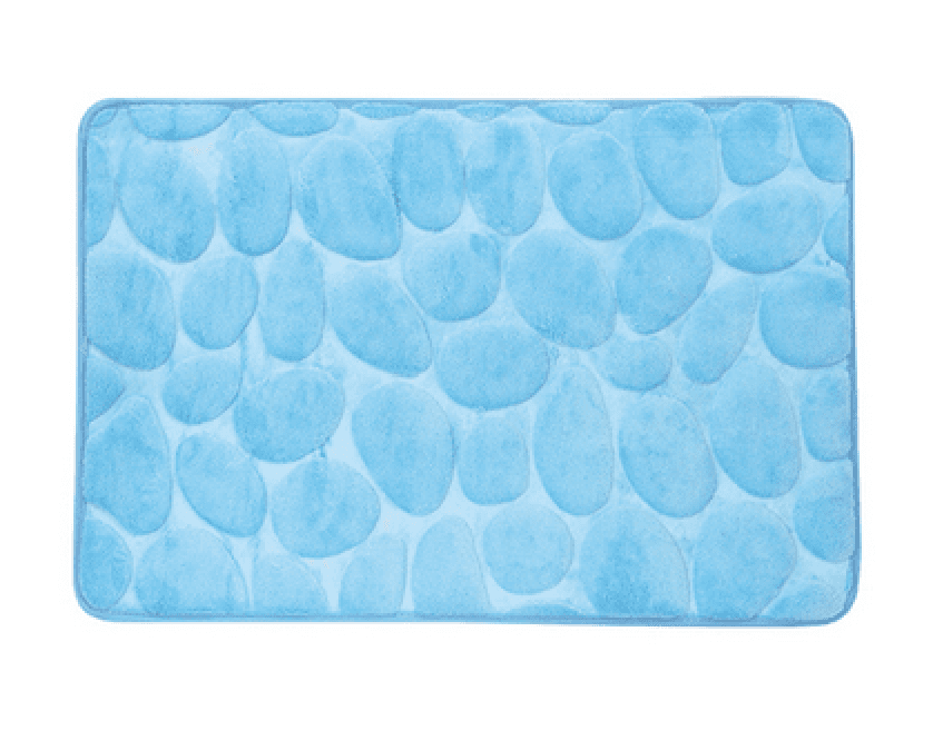 Tappeto Antiscivolo Bagno Ciottoli 40X60 Cm- Azzurro- Spire- Pezzi 1 in Tappetini per il bagno BricoGo - Marano di Napoli, commercioVirtuoso.it