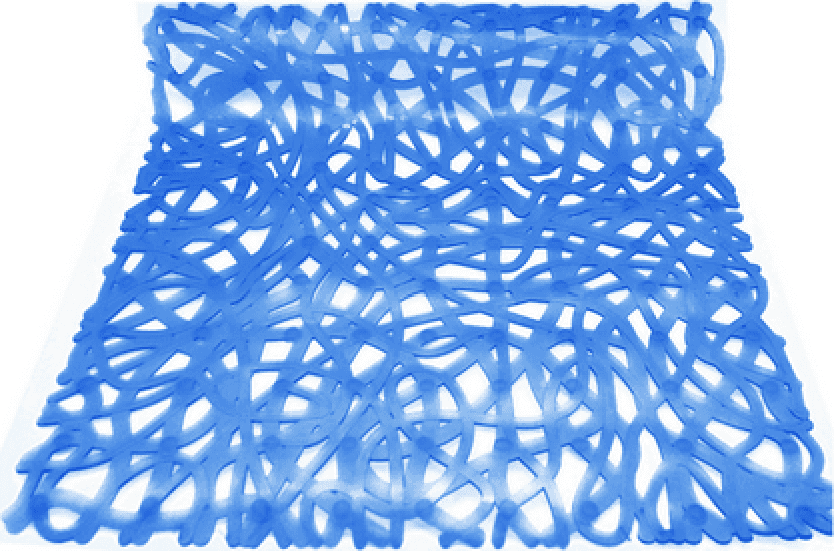 Tappeto Antiscivolo per Doccia Mod Mix 52 cm x 52 Dh Blu