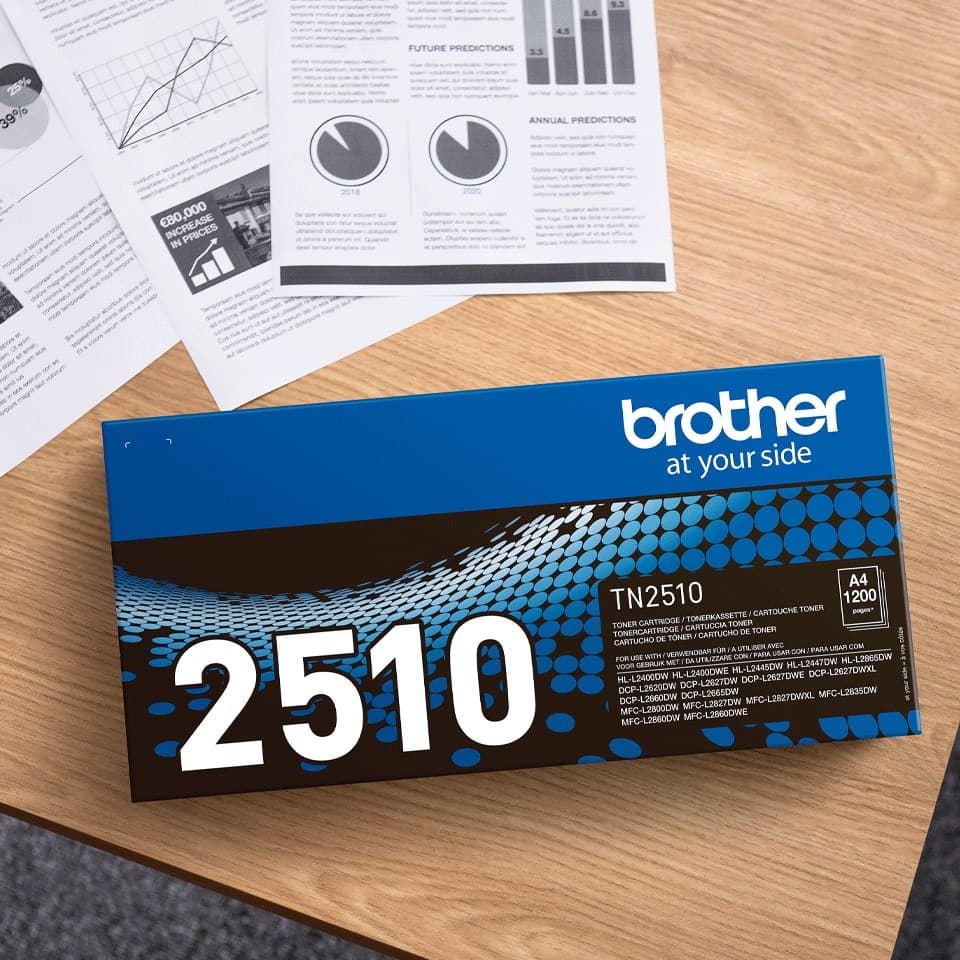 TONER ORIGINALE NERO BROTHER TN-2510 in  Innovamy.it - Milano, commercioVirtuoso.it