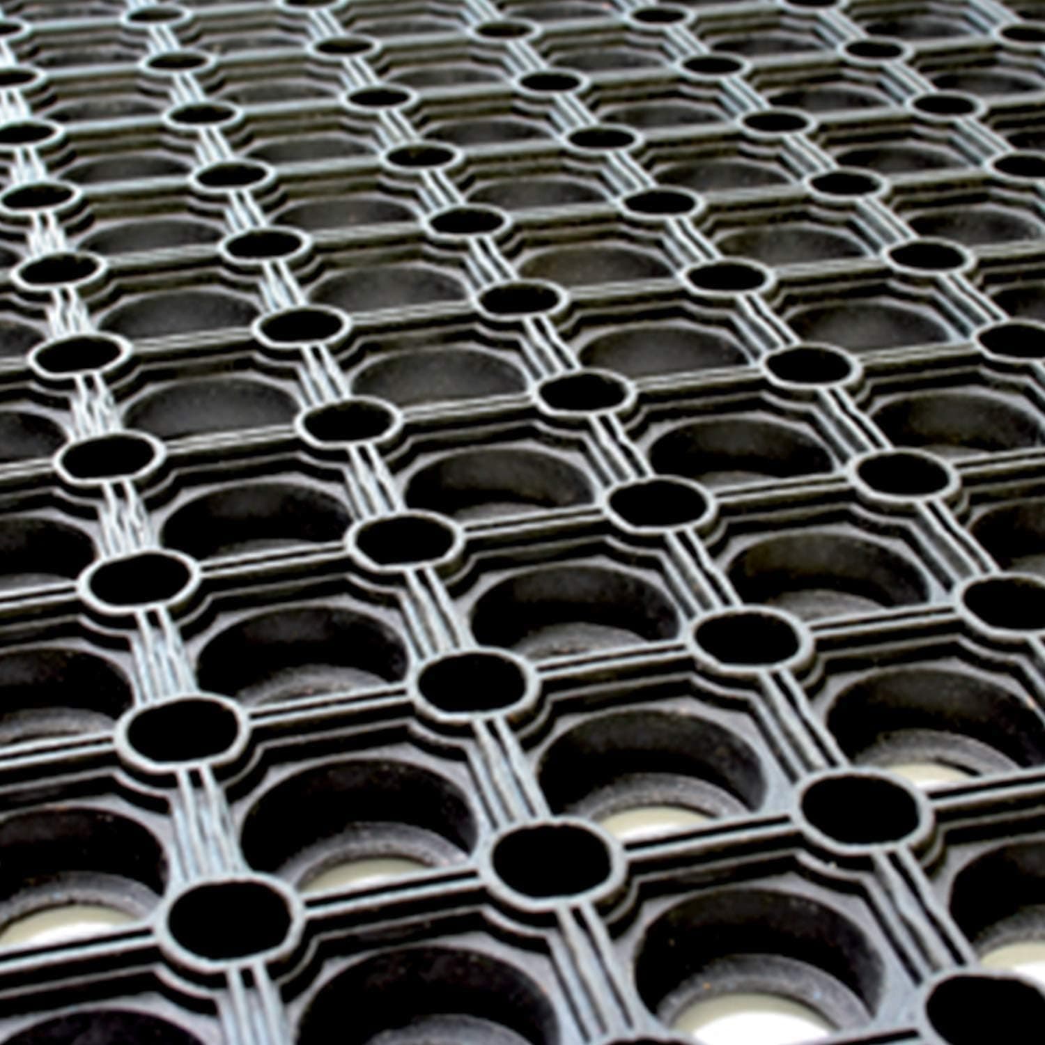 Zerbino Modulare Nido D’Ape In Gomma Nera Antiscivolo Misura 50 X 100 Cm in Zerbini BricoGo - Marano di Napoli, commercioVirtuoso.it